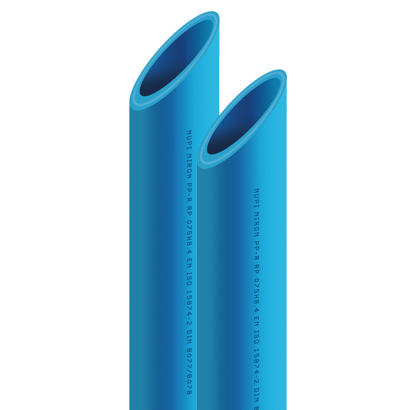 Sistema NIRON con tuberías de polipropileno PP-R